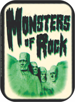 Monsters Of Rock - Mini Sticker Image