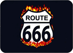 Route 666 - Mini Sticker Image