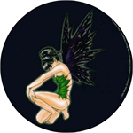 Nedda Shishegar - Torn Fairy - Round Sticker Image