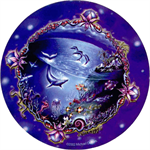 Underseas - Mike Dubois - Round Sticker Image