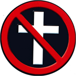 No Religion - Round Sticker Image