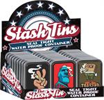 Smoker Themed Rectangular Stash Tin Display Image