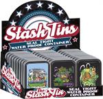 TDog Set 1 - Weed Strain Themed Rectangular Stash Tin Display Image