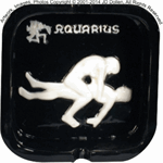Aquarius Zodiac Astrology Ashtray