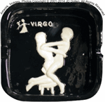 Virgo Zodiac Astrology Ashtray