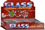 GLITTER GLASS ASHTRAYS - 6 ct.