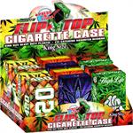 Nulite Pop-Up Cig Case Smoking 420 Design - King Size 85mm - 12ct/20cs