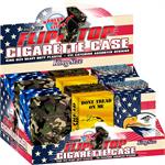 Nulite Pop-Up Cig Case Americana Design - King Size 85mm - 12ct/20cs