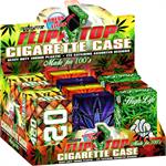 Nulite Pop-Up Cig Case Smoking 420 Design - 100's Size - 12ct/20cs