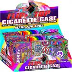 Nulite Pop-Up Cig Case Peace & Love Design #2 - 100'S Size - 12ct/20cs