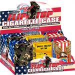 Nulite Pop-Up Cig Case Americana Design - 100'S Size - 12ct/20cs