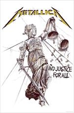 Metallica - And Justice for All Textile/Fabric Poster Image