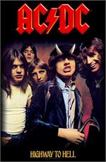 AC/DC - Highway to Hell Textile/Fabric Poster Image