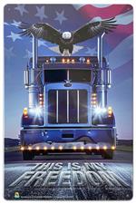 This is My Freedom Truck Tin Sign - 20x30cm - 7.87