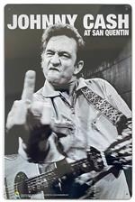 Johnny Cash San Quentin Tin Sign - 20x30cm - 7.87