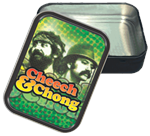 Cheech & Chong Reflection Large Stash Tin Opened Image