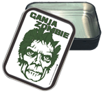 Ganja Zombie Large Stash Tin Opened Image
