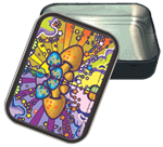 Mushroom Large Stash Tin Opened Image