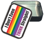 I Don't Even Think Straight Large Stash Tin Opened Image