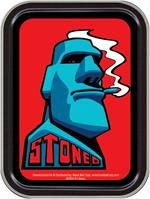 Stoned Statue - Large Stash Tin Image