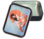 Devil Girl - Large Stash Tin - Olivia Opened Image