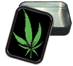 Leaf Large Stash Tin Opened Image