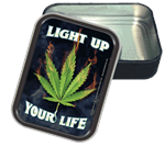 Light Up Your Life Large Stash Tin Opened Image