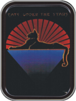 Cats Under The Stars - Large Stash Tin Image