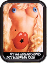 Rolling Stones - European Tour Large Stash Tin Image