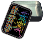 Grateful Dead Dancing Skeletons Large Stash Tin Opened Image