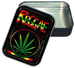 Reggae - Large Stash Tin Opened Image