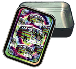Trippy Bus - Large Stash Tin Opened Image