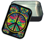 Psychedelic Peace - Large Stash Tin Opened Image