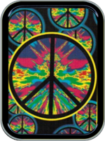 Psychedelic Peace - Large Stash Tin Image