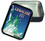 Legalize It - Statue of Liberty Large Stash Tin Opened Image