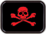 Skull & Crossbones Large Stash Tin Image
