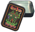 Good Buds Stick Together - Large Stash Tin Opened Image