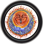 Yin Yang Sun Round Stash Tin Image