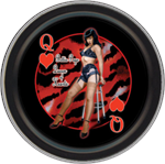 Bettie Page Queen Round Stash Tin Image