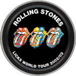 Rolling Stones Tongues Round Stash Tin Image