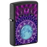 Glowing Zodiac Design Blacklight Zippo Lighter Image