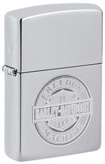 Harley-Davidson Freedom Machine High Polish Chrome Zippo Lighter image