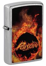 Poison Street Chrome Zippo Lighter Image