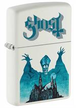 Ghost White Matte Zippo Lighter Image