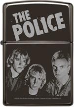 The Police Band High Polish Black Zippo Lighter