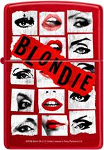 Blondie Candy Apple Red Zippo Lighter Image