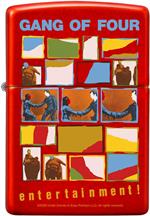 Gang of Four Metallic Red Zippo Lighter Image