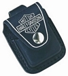HARLEY DAVIDSON LIGHTER POUCH W/ LOOP - BLACK - HDPBK