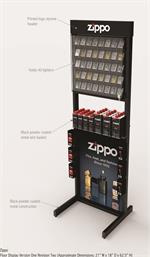 40 Piece Zippo Lighter & Accesories Display