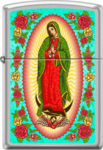 Guadalupe Chrome Zippo Image